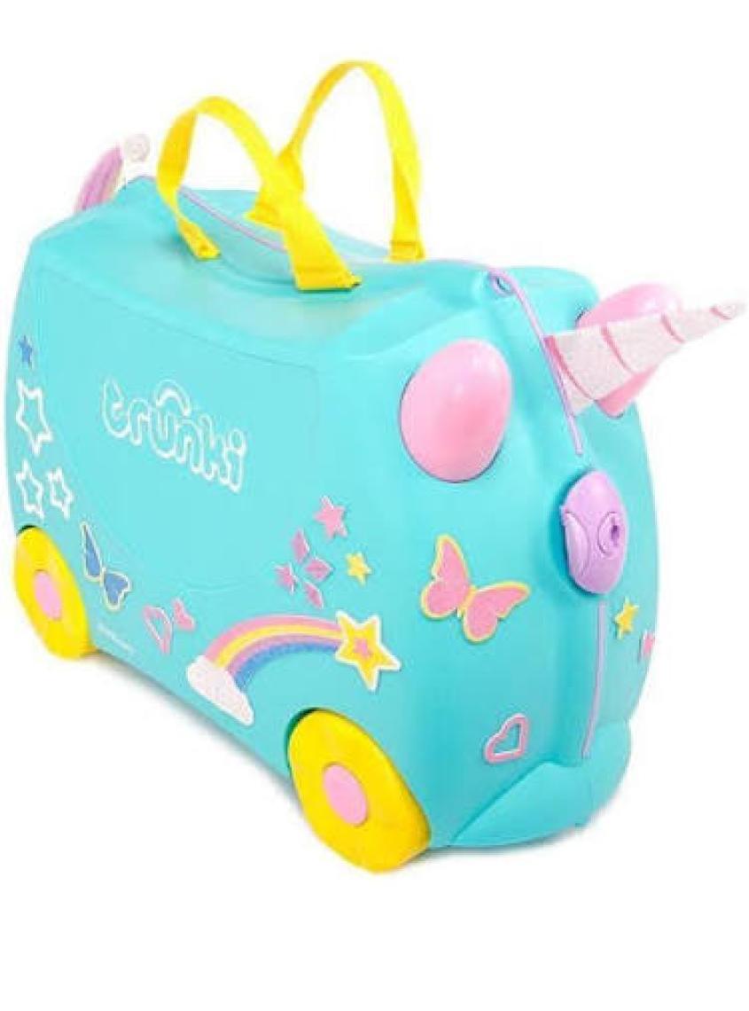 Trunki Uğurböceği Harley Binilen Ve Sürülen Çocuk Bavulu