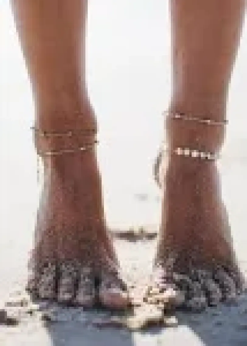 X-lady Accessories Beach Minik Pullu Toplu Zincir Halhal 4'lü Gold