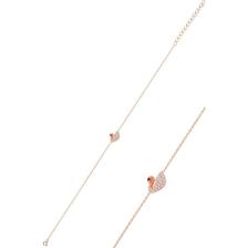 Söğütlü Silver Gümüş Rose Zirkon Taşlı Kuğu Bileklik