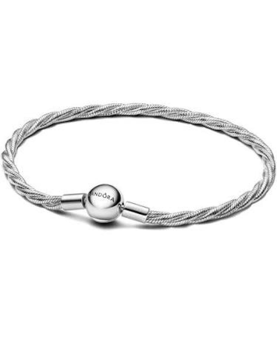 Pandora Round Pandora Clasp Twisted Snake Chain 593757C00
