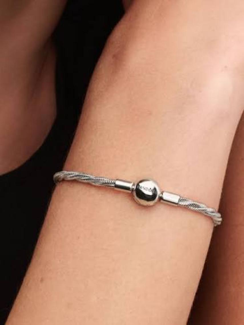 Pandora Round Pandora Clasp Twisted Snake Chain 593757C00