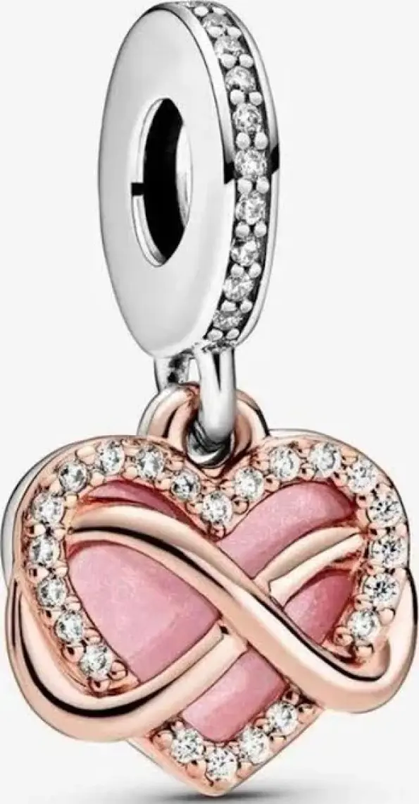 Pandora 788878C01-IŞILTILI Sonsuz Sevgi Sallantılı Charm