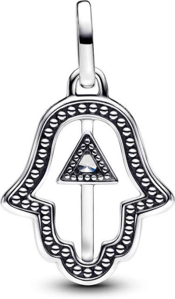Pandora Hamsa Eli Madalyon Charm 925 Ayar Gümüş