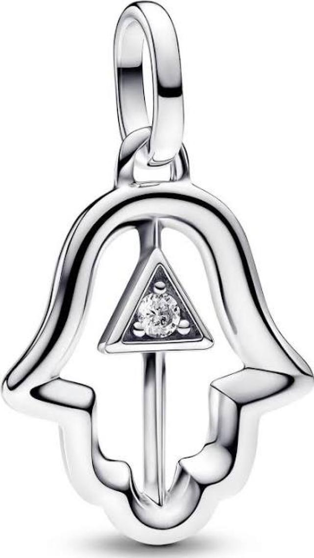 Pandora Hamsa Eli Madalyon Charm 925 Ayar Gümüş