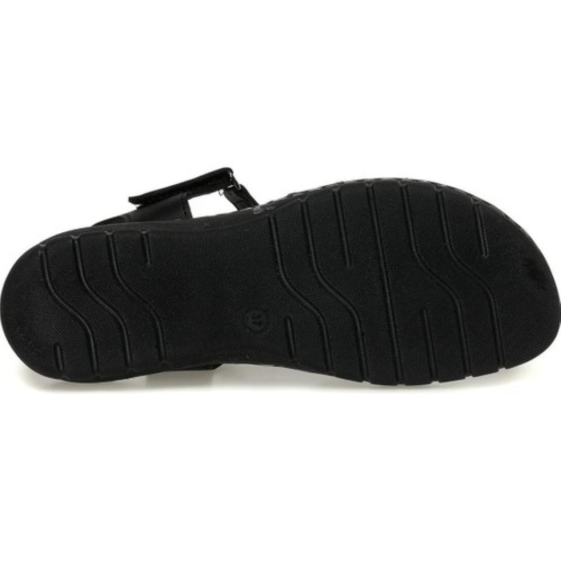 Polaris 158589 Siyah Ultra Comfort Yumuşak Tabanlı Kadın Sandalet