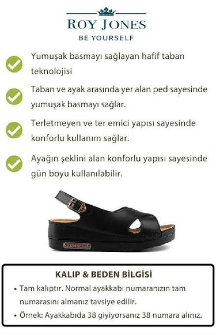 Roy Jones Kadın Anatomik Sandalet 3031