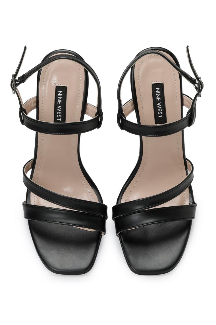 Nine West Corla 4fx Siyah Kadın Dolgu Topuk Sandalet