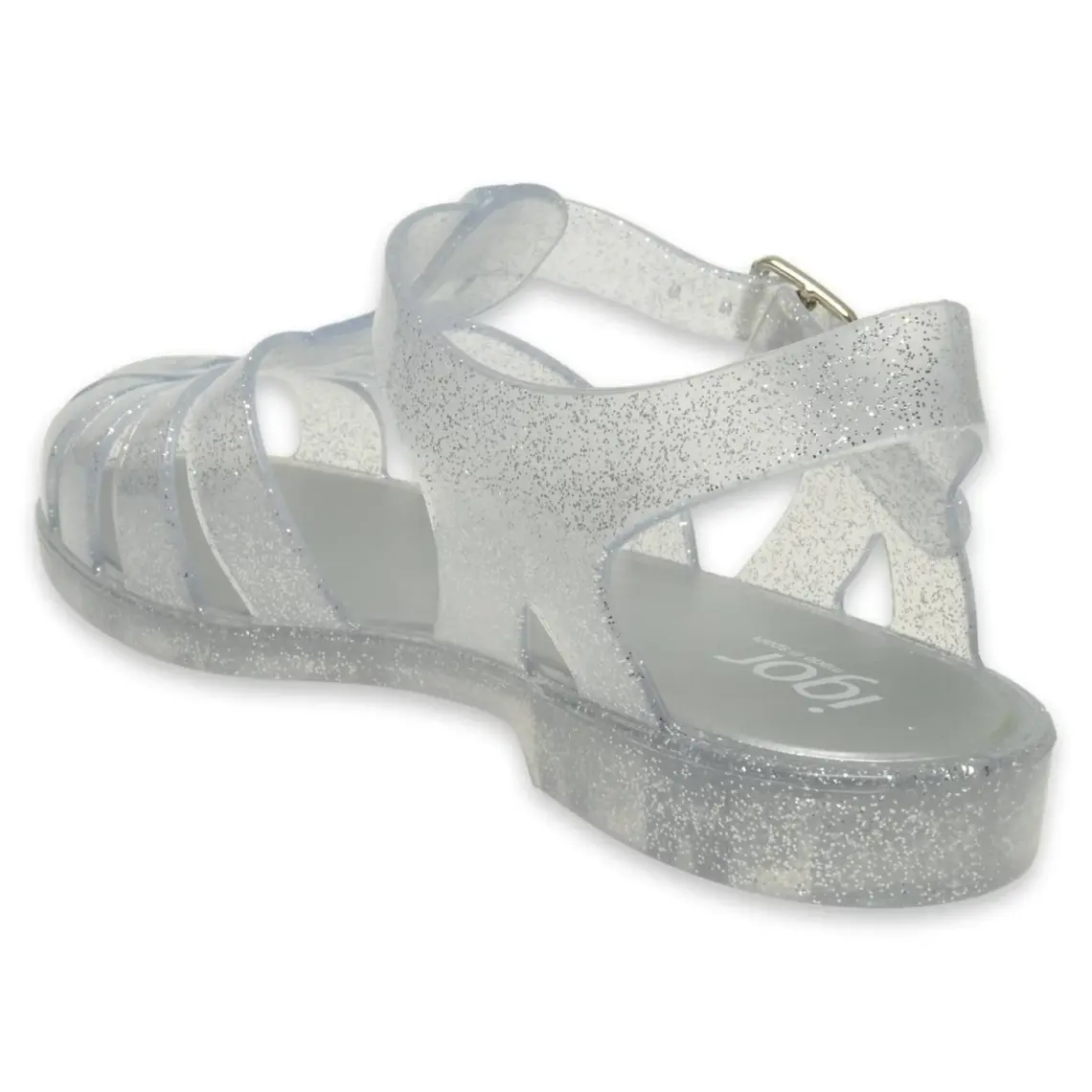 Igor Biarritz Glitter Kadın Sandalet Ayakkabı Gri Simli Purpurina Plata S10262-135 V2