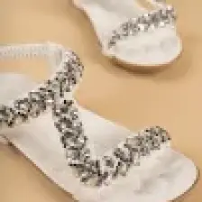 Khayt Isabel Anatomik Fashion Taşlı Günlük Çocuk Sandalet