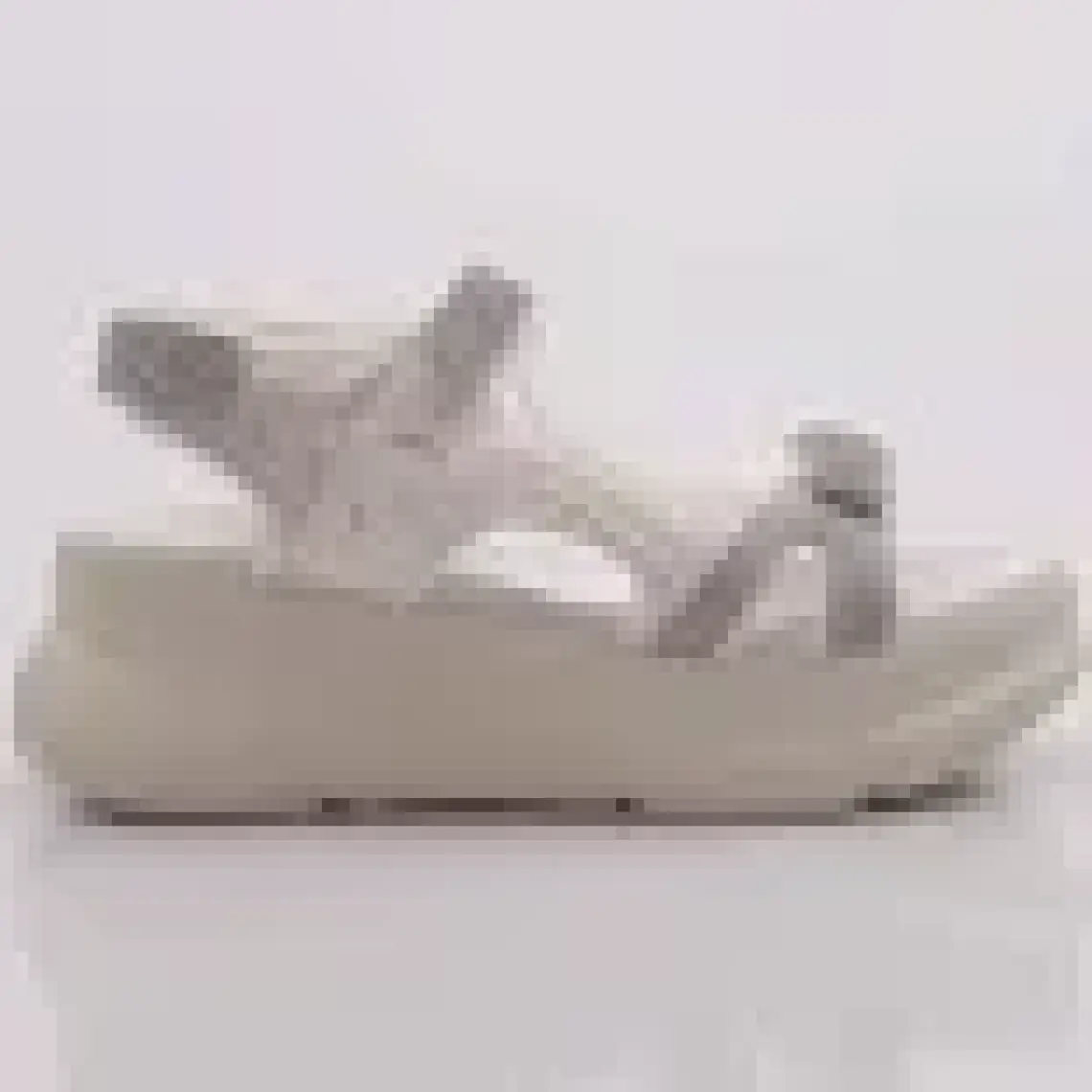 DGN 4940 Kadın Kalın Taban Silver Taşlı Cırtlı Sandalet
