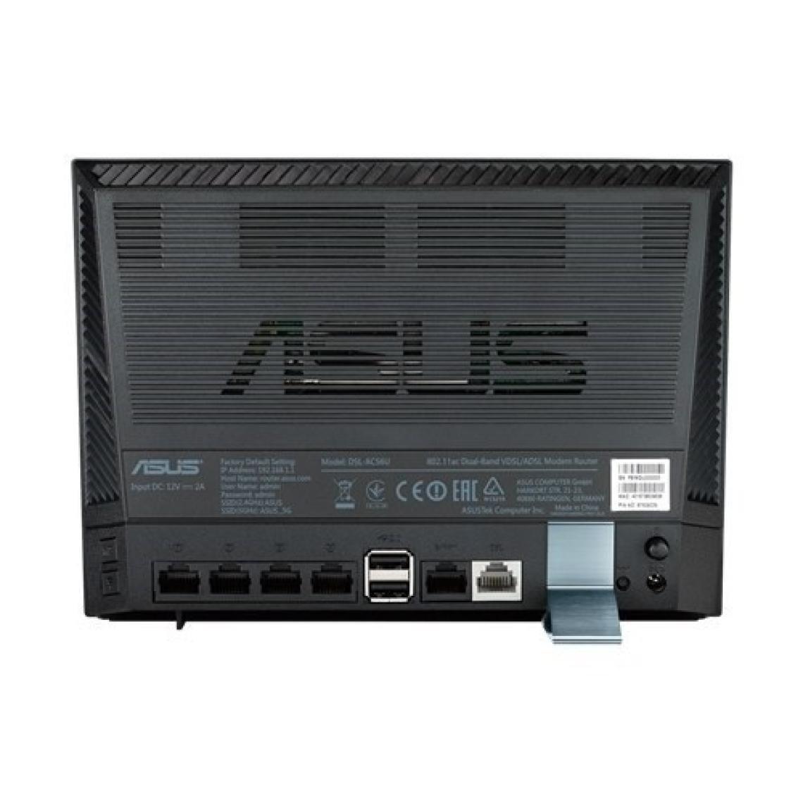 Asus DSL-AC56U DualBand-Torrent-Bulut-DLNA-4G-VPN-ADSL-VDSL-FiBER-Modem Router