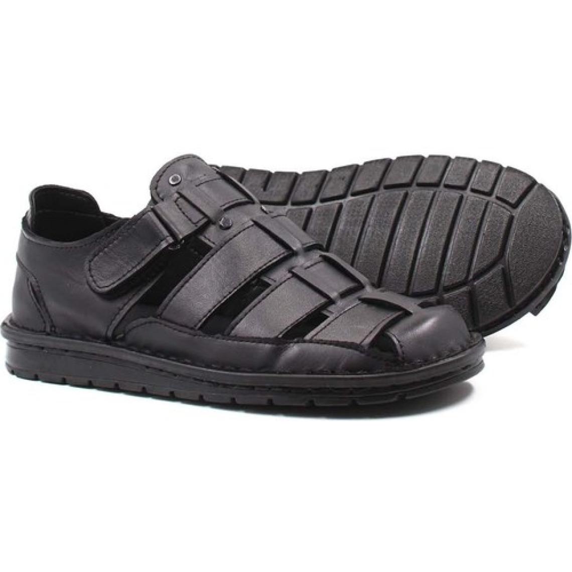 Fast Step Erkek Iç Dış Hakiki Deri Yumuşak Taban Sandalet 927MA021