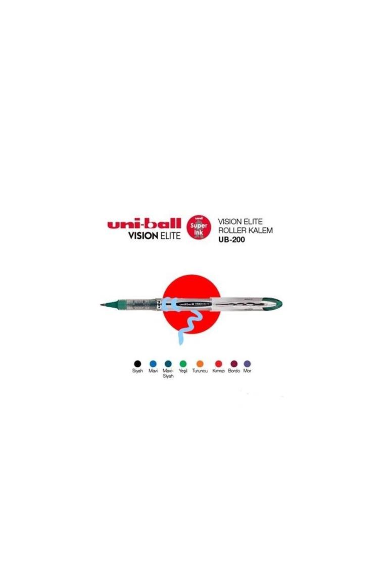-ball Roller Kalem Vision Elite Bilye Uç 0.8 Mm Kırmızı Ub-200