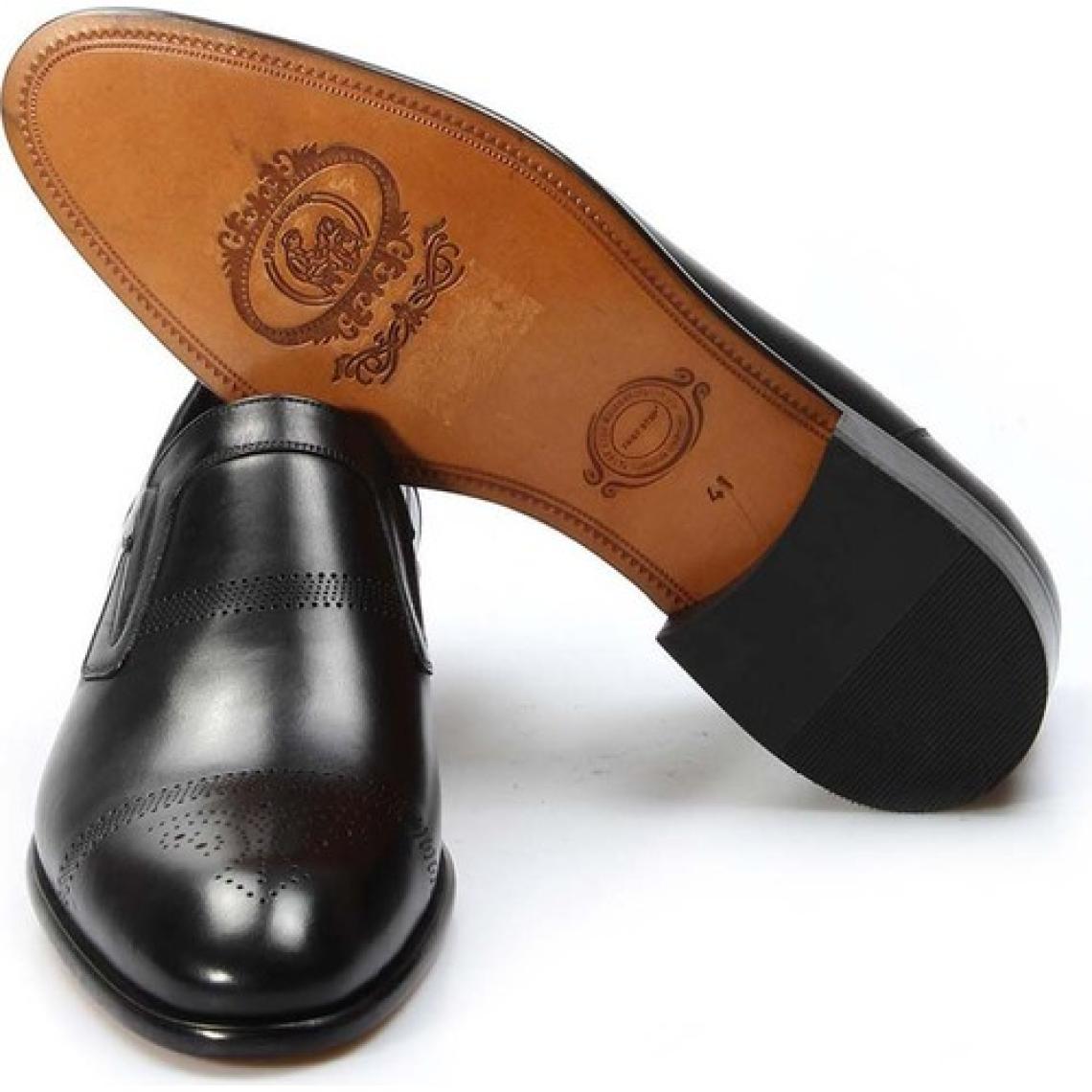 Fast Step Erkek Deri Casual Klasik Kösele Taban Günlük Loafer Klasik Ayakkabı Siyah 893ma4404