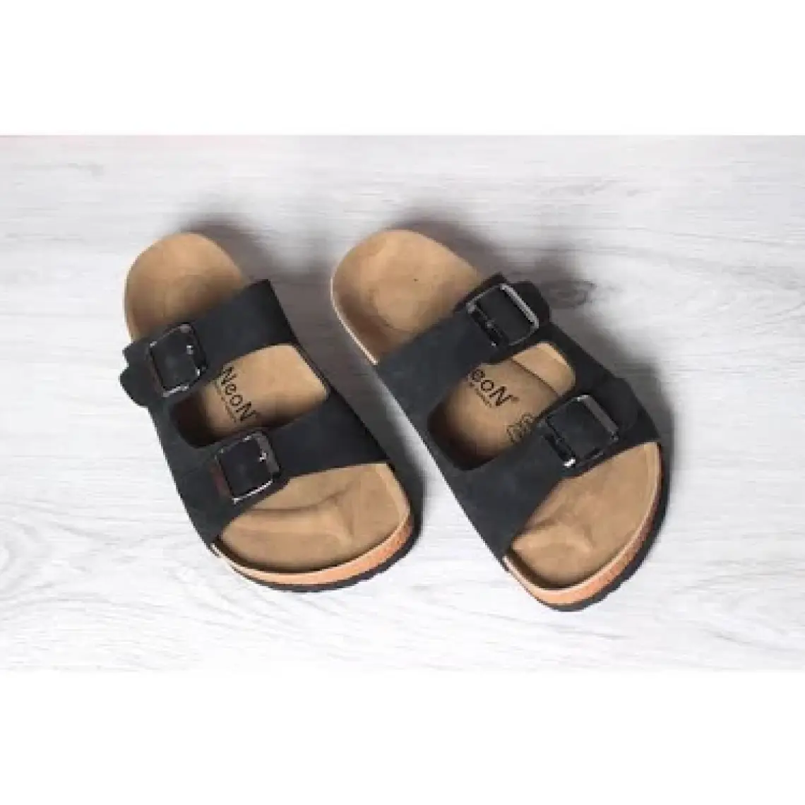 Unisex Ortopedik Tabanlı Konfor Modeli Terlik Çift Bantlı Tokalı Günlük Rahat Dışarı Ev Içi Terliği