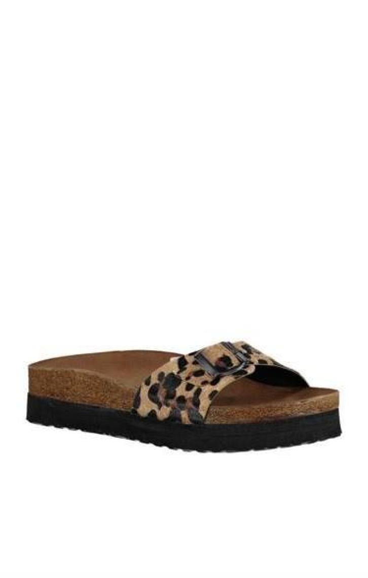 Fox Shoes Leopar Kadın Terlik D777824402