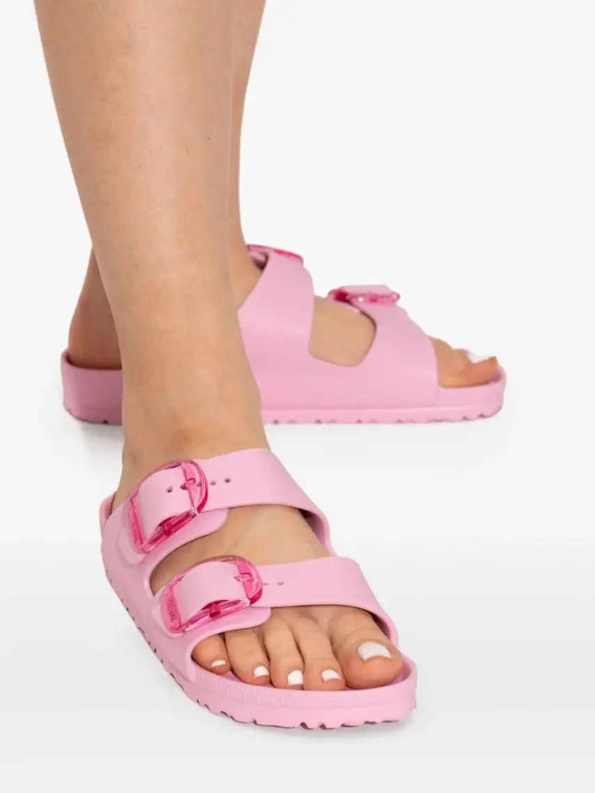 Birkenstock Arizona Eva Big Buckle Kadın Terlik 1029642-FONDANT Pink