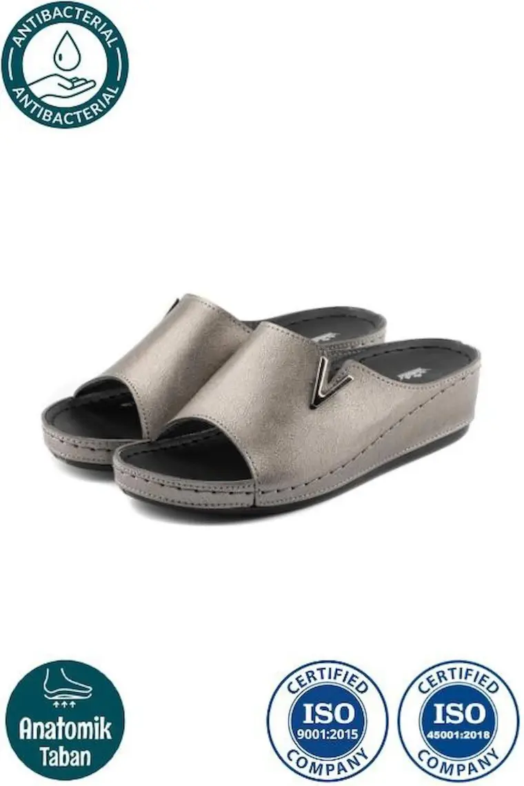 Roy Jones Kadın Ortopedik Konfor Modeli Günlük Şık Terlik Anatomik Tabanlı Abiye Rahat Dışarı & Ev Terliği