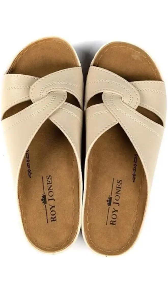 Roy Jones Kadın Ortopedik Konfor Modeli Günlük Rahat Kısa Topuklu Anatomik Anne Orta Yaş Genç Ev Içi Terliği