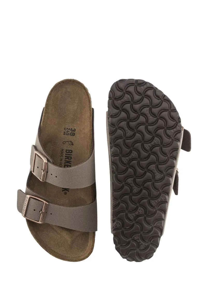 Birkenstock Arızona Bf Nubuk Kahverengi Unisex Terlik 151183-20198