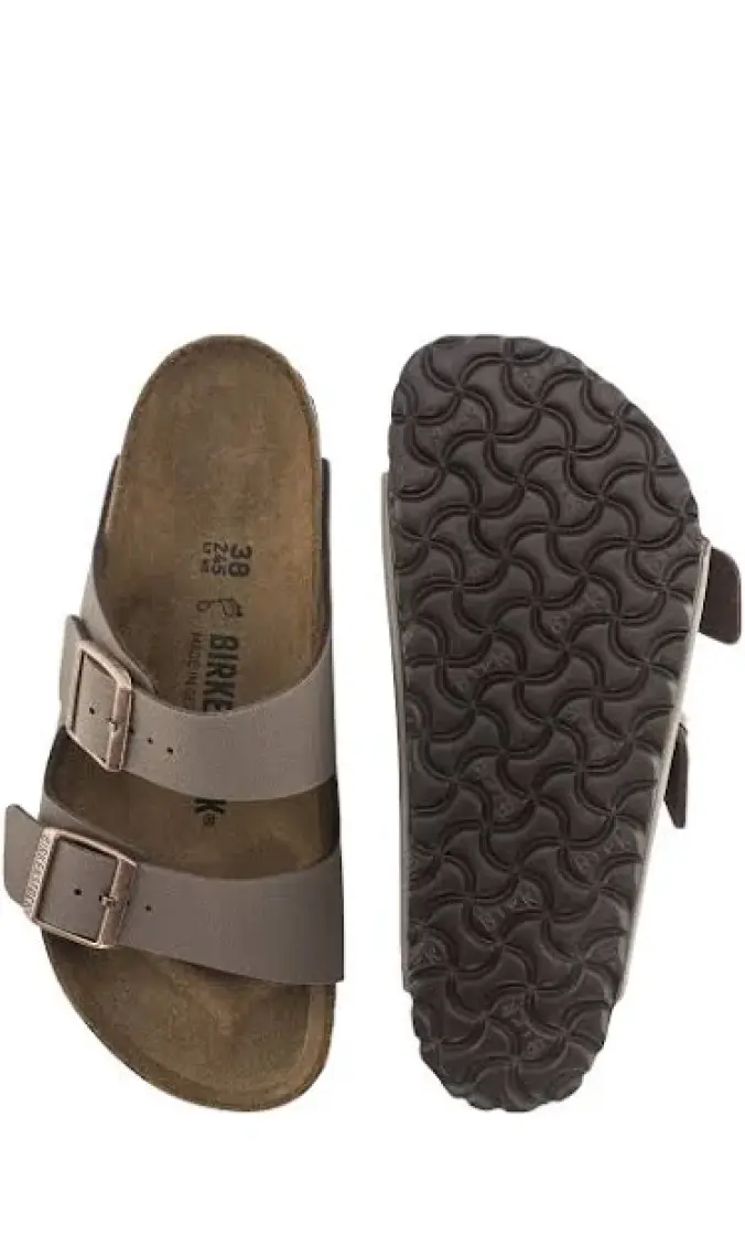 Birkenstock Arızona Bf Nubuk Kahverengi Unisex Terlik 151183-20198