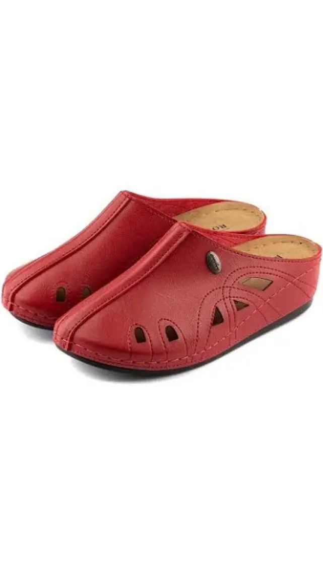 Kadın Tam Ortopedik Anatomik Sabo Medikal Iş Mutfak Aşçı Doktor Hemşire Hastane Önü Kapalı Terlik