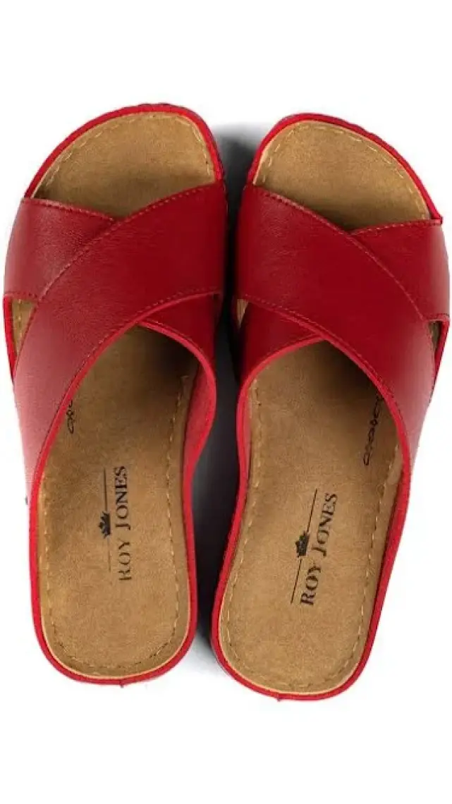 Roy Jones Kadın Ortopedik Anatomik Tabanlı Konfor Modeli Şık Rahat Günlük Topuklu Dışarı & Ev Içi Terliği