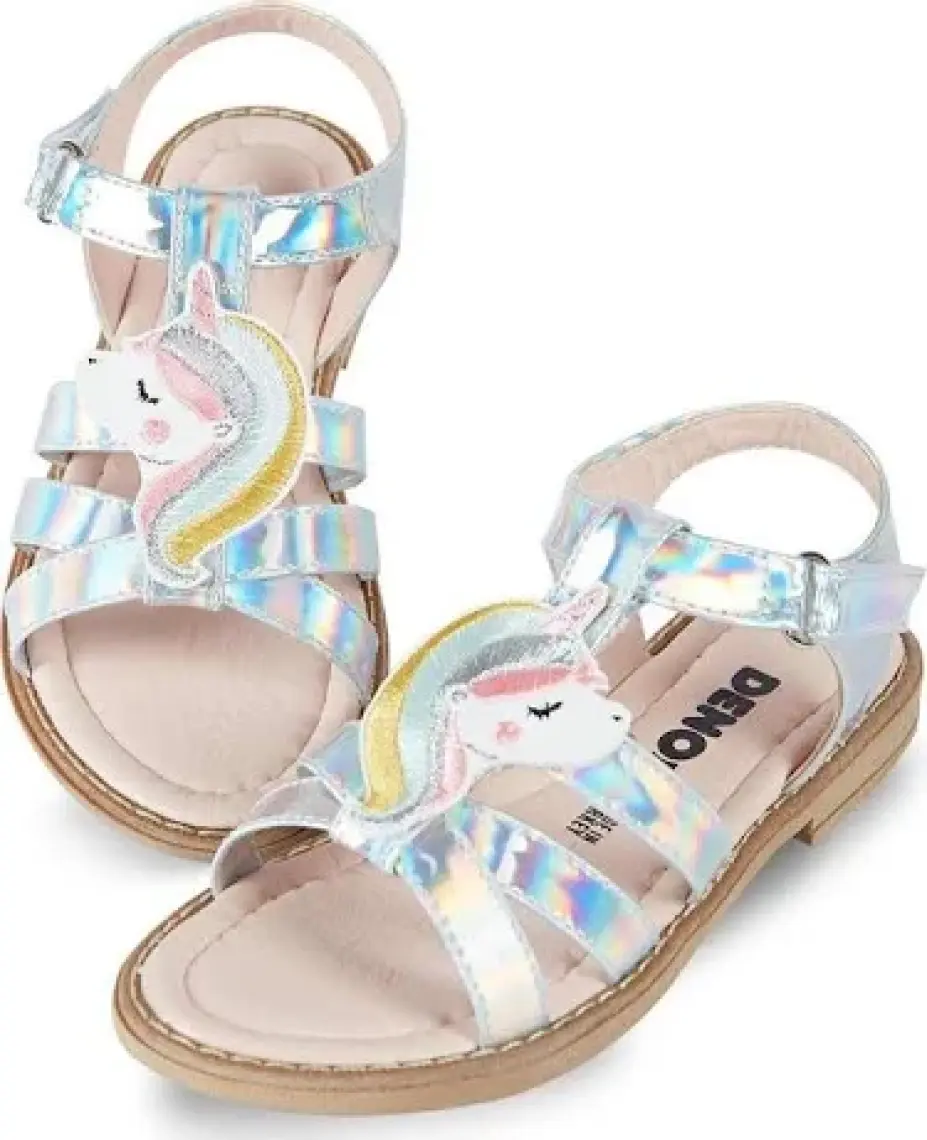 Denokids Unicorn Kız Çocuk Sandalet