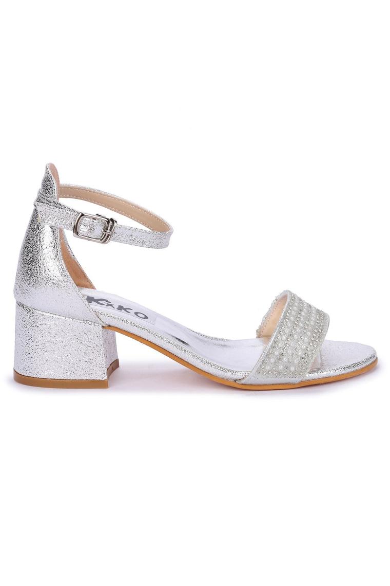 Kiko 761 Çatlak Günlük Kız Çocuk 3 cm Topuk Sandalet Ayakkabı