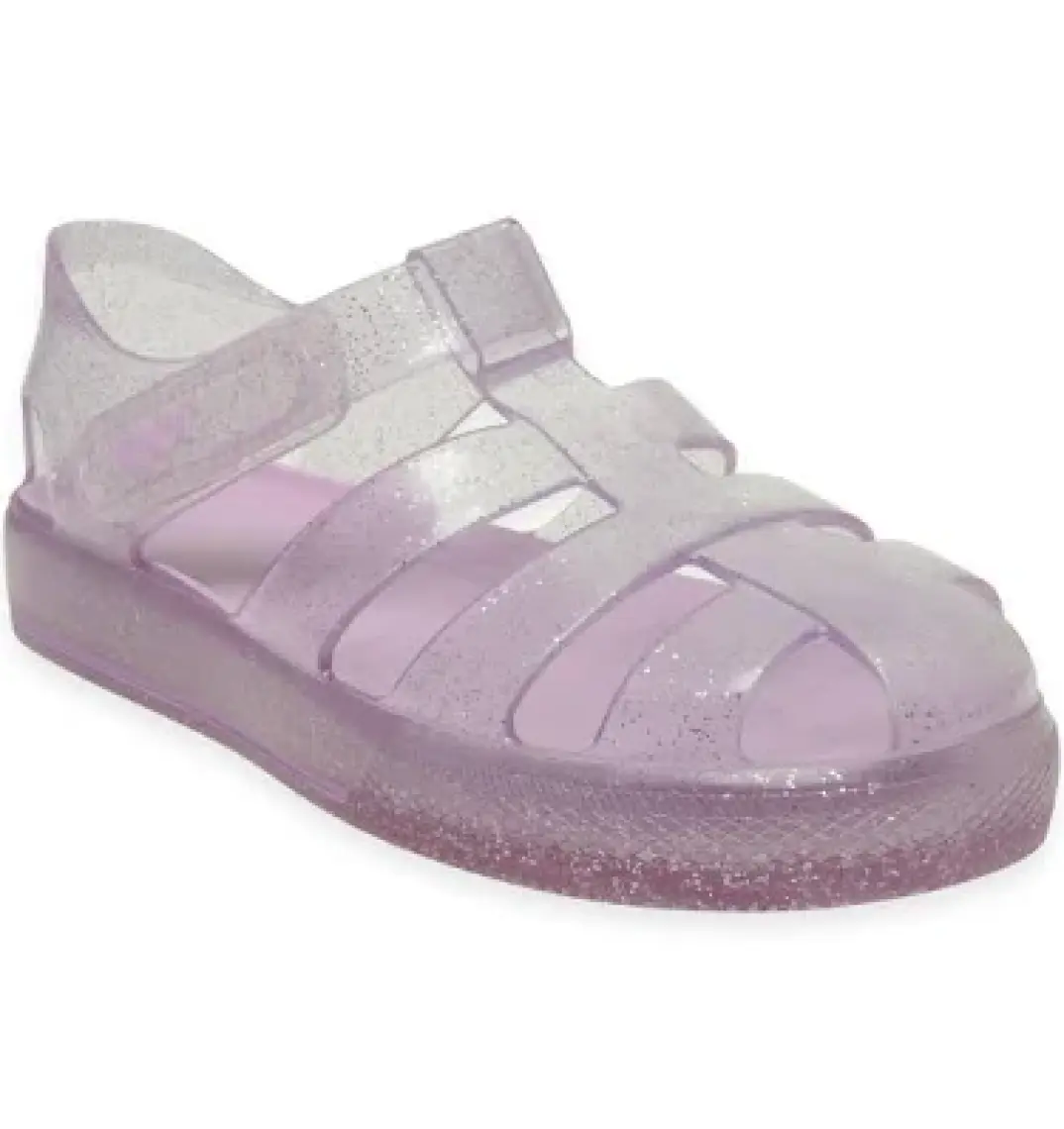 Igor S10265 STAR GLITTER Mor Kız Çocuk Sandalet