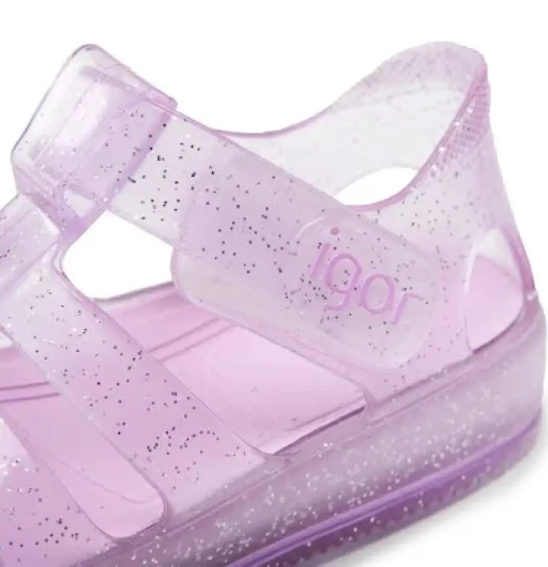 Igor S10265 STAR GLITTER Mor Kız Çocuk Sandalet