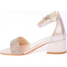 Kiko 765 Vakko Günlük Kız Çocuk 3 Cm Topuk Sandalet Pudra