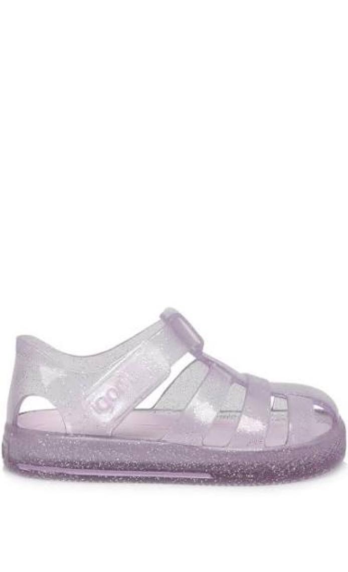 Igor S10265 STAR GLITTER Mor Kız Çocuk Sandalet