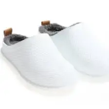 Gezer 12464 Beyaz Erkek Kışlık Ev Içi Terlik