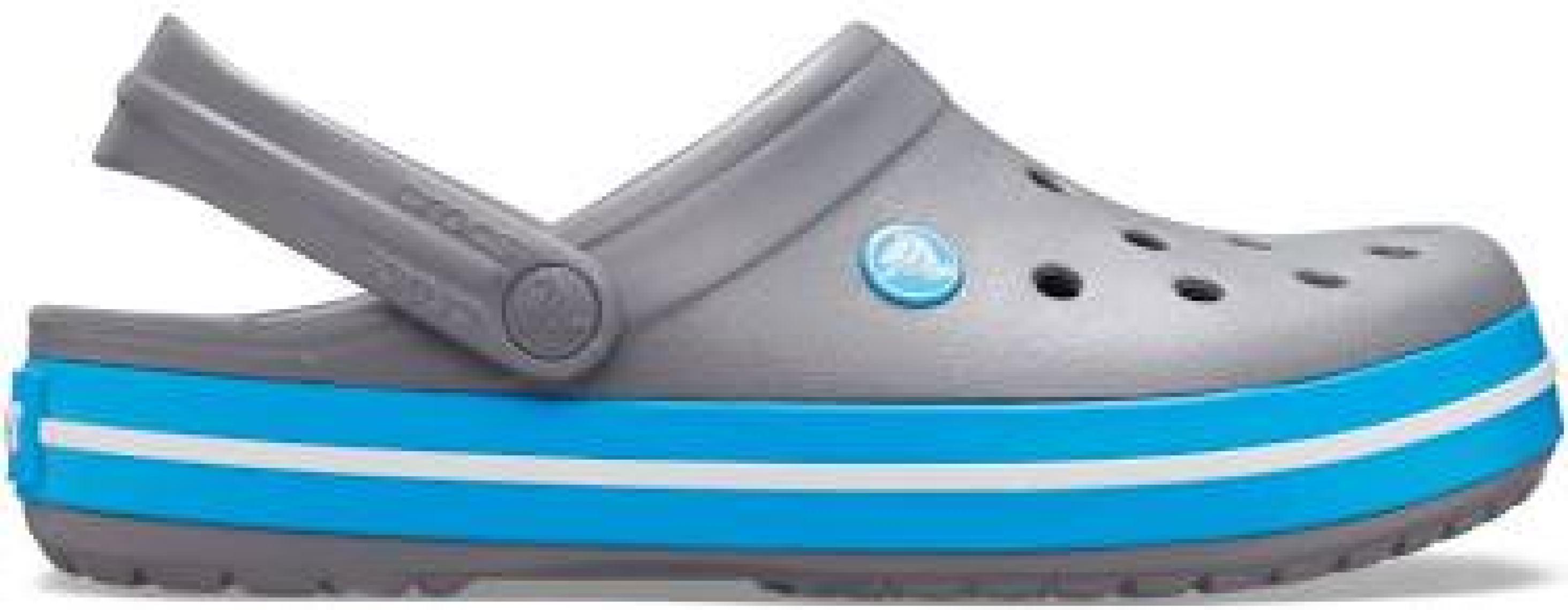 CROCS Crocband 11016-07W Unisex GRİ - MAVİ Sandalet&Terlik
