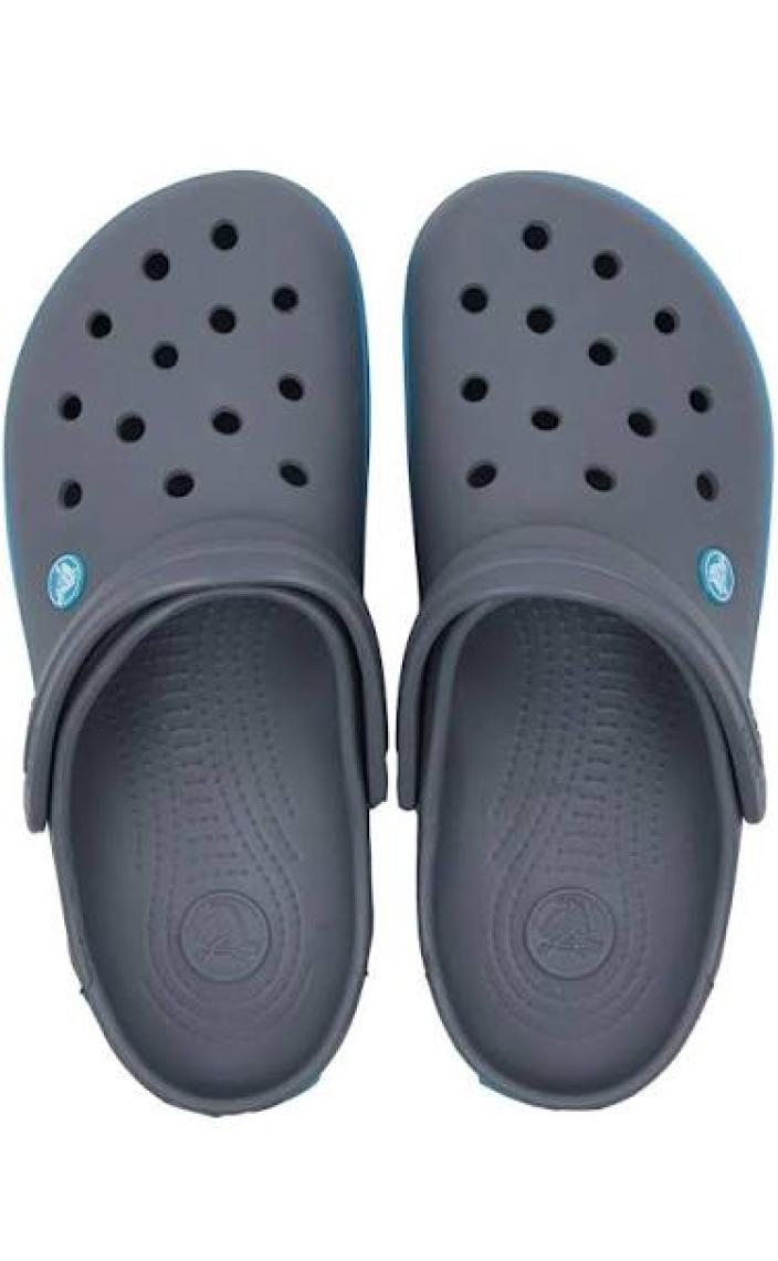 CROCS Crocband 11016-07W Unisex GRİ - MAVİ Sandalet&Terlik