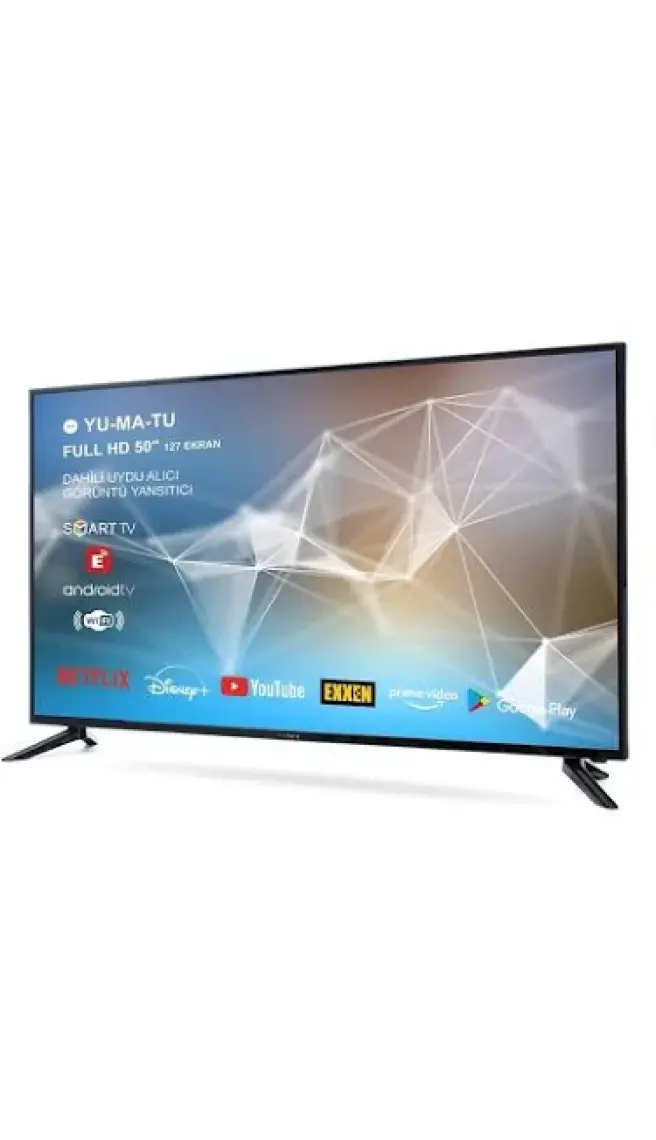 Yumatu 50'' 127 Ekran Uydu Alıcılı Full HD Android Smart LED TV