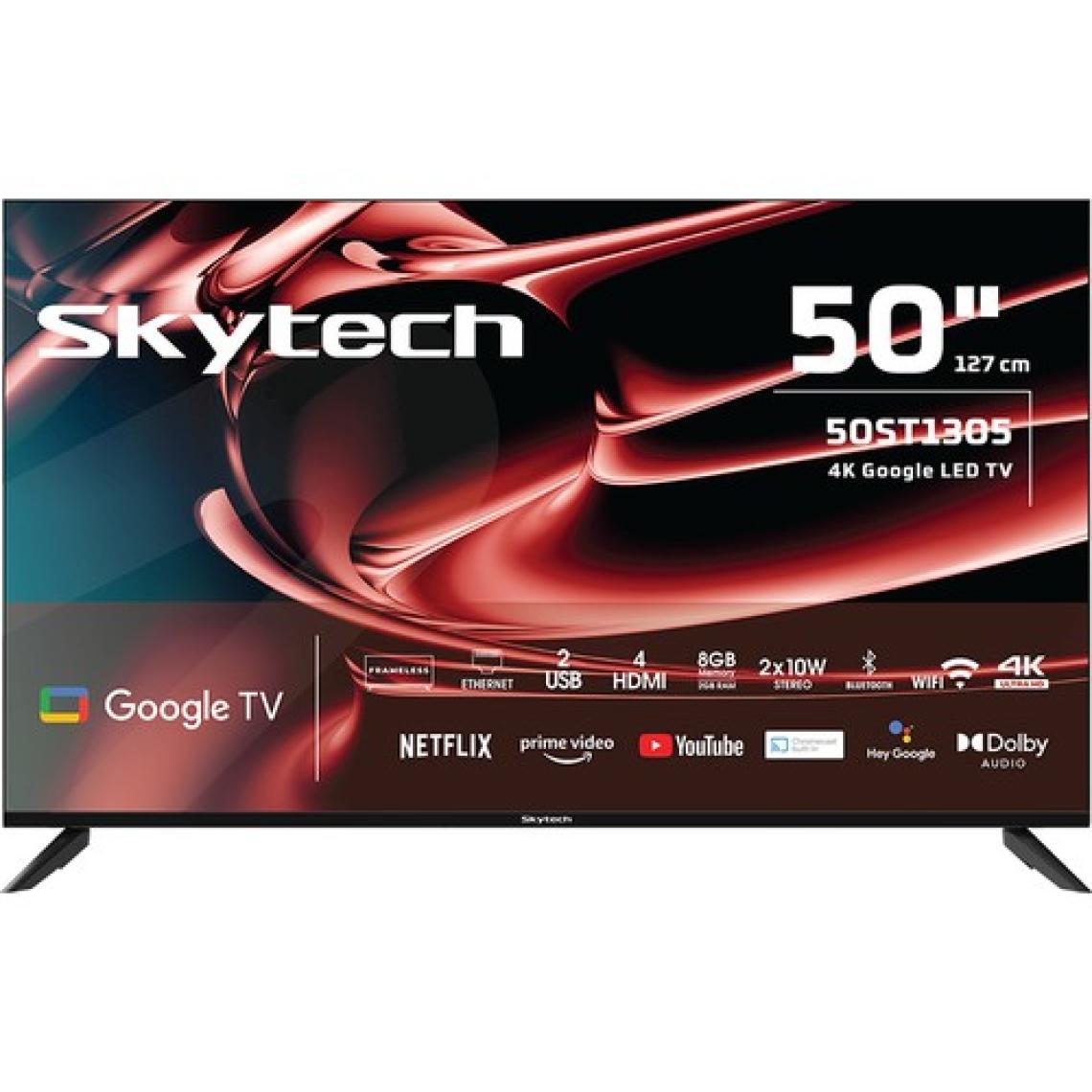 Skytech 50ST1305 50" 127 Ekran Dahili Uydu Alıcılı 4K Ultra HD Smart LED TV