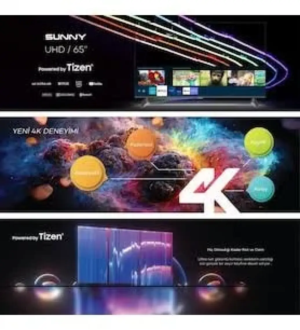 Sunny SN50FMN501 50" 127 Ekran Dahili Uydu Alıcılı 4K Ultra HD Smart LED TV