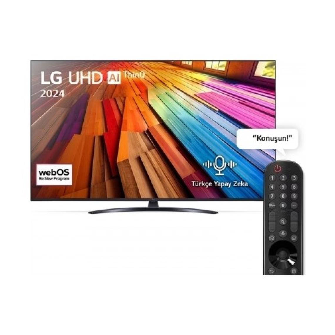 LG 65UT81006 65" 165 Ekran Uydu Alıcılı 4K Ultra HD Smart LED TV