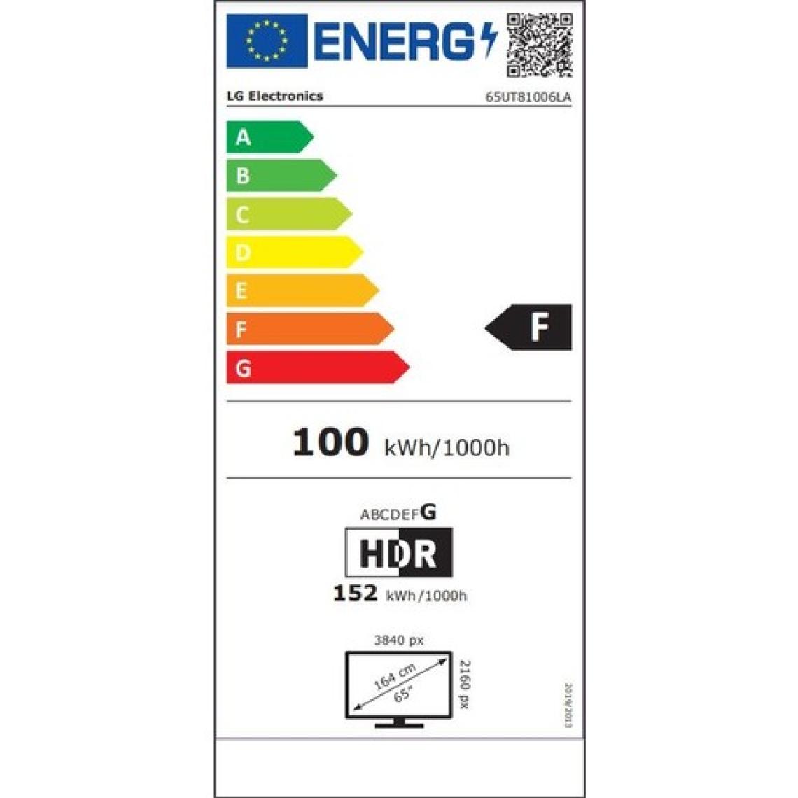 LG 65UT81006 65" 165 Ekran Uydu Alıcılı 4K Ultra HD Smart LED TV