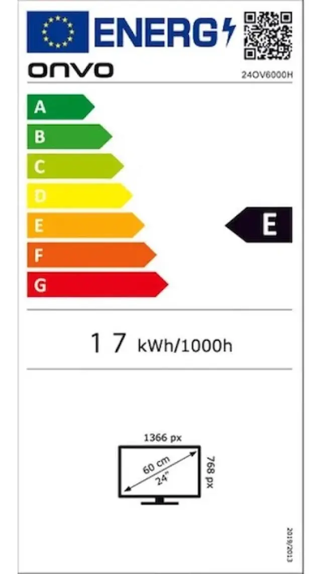 Onvo 24OV6000H 24" 60 Ekran Uydu Alıcılı HD Ready Smart LED TV