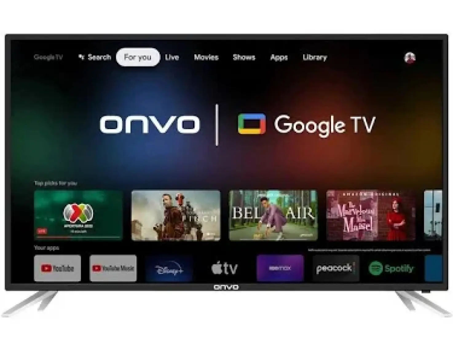 Onvo 85OVF9000UQ 85" 216 Ekran Uydu Alıcılı 4K Ultra HD Google Smart QLED TV
