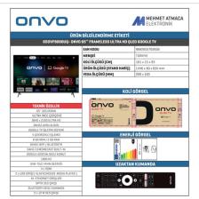 Onvo 65OVF9000UQ 65'' 165 Ekran Uydu Alıcılı 4K Ultra HD Smart QLED TV