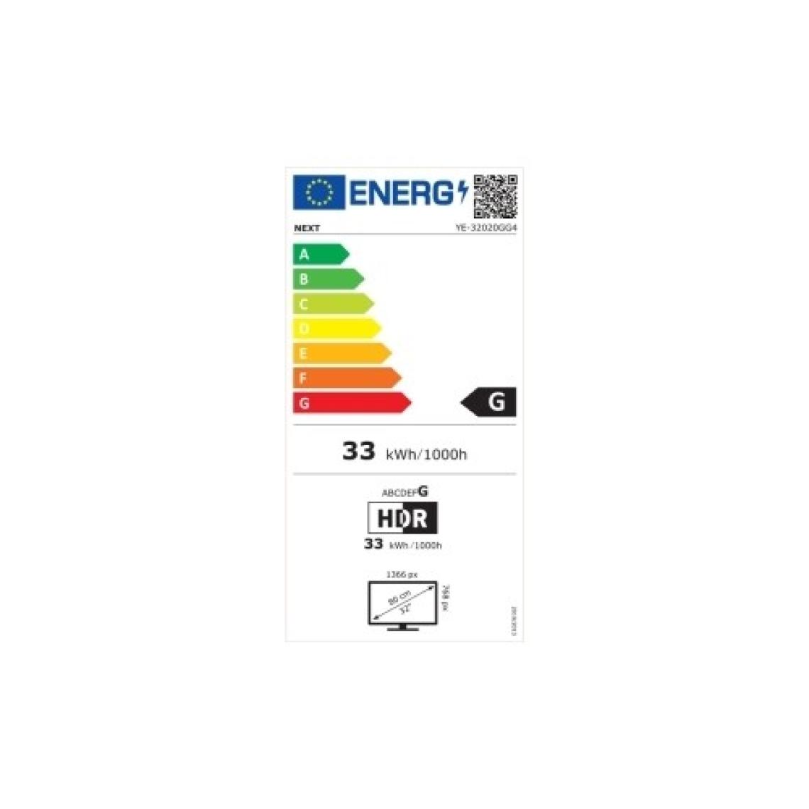 Next YE-32020GG4 32" 82 Ekran Uydu Alıcılı HD Google Android LED TV