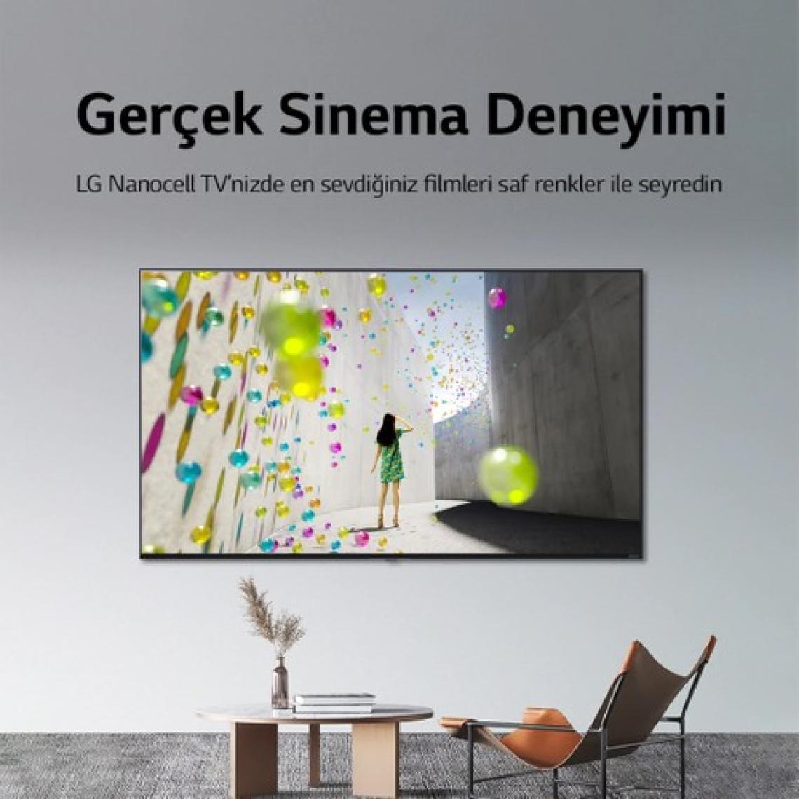 LG NanoCell 55NANO766QA 4K Ultra HD 55" 140 Ekran Uydu Alıcılı Smart LED TV