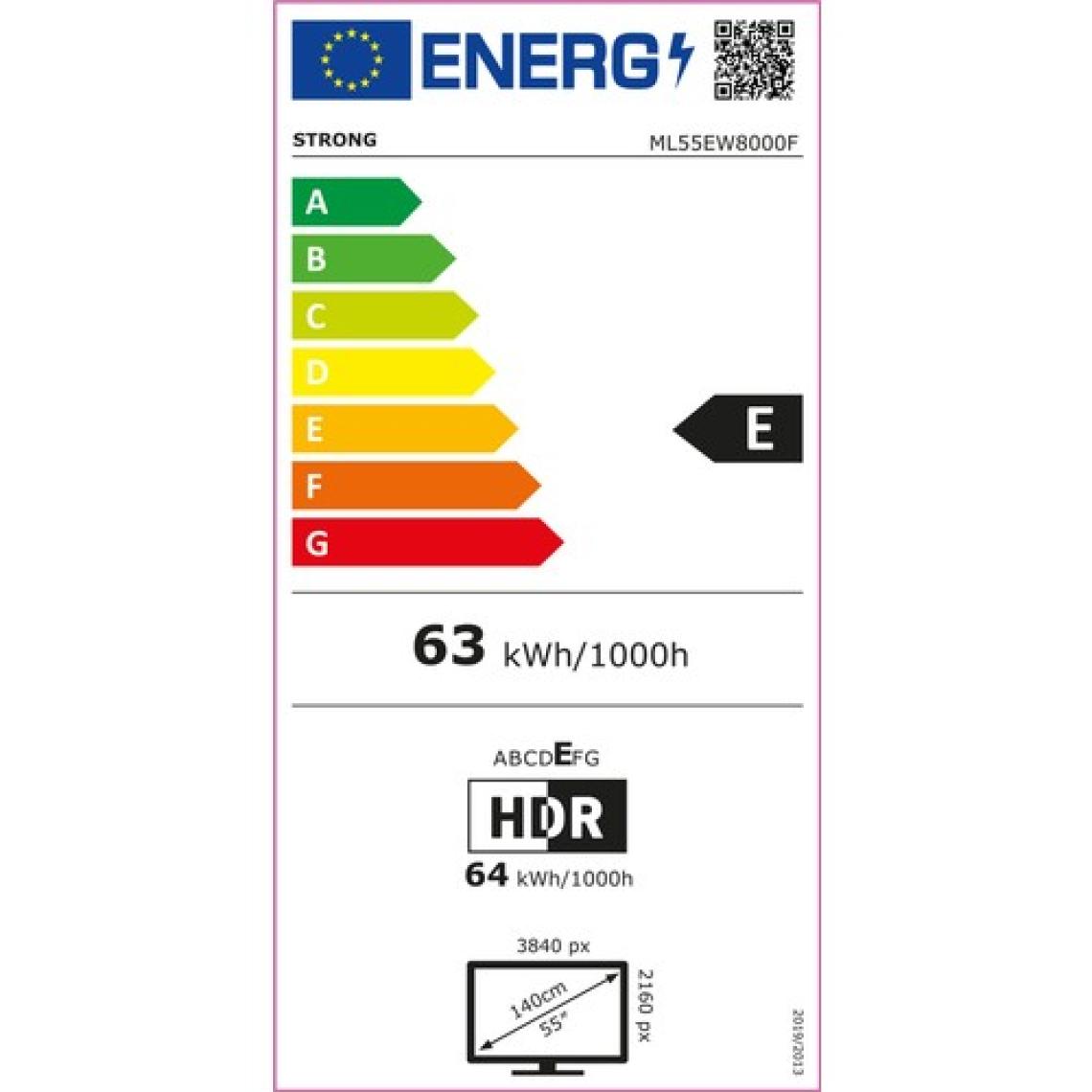 Strong ML55EW8000F 55’’ 140 Ekran Uydu Alıcılı 4K Ultra HD DLED TV