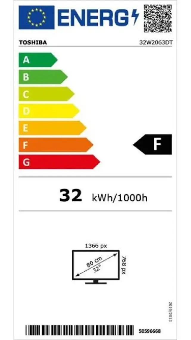 Toshiba 32W2163DT 32" 81 Ekran Dahili Uydu Alıcılı HD Ready Smart LED TV
