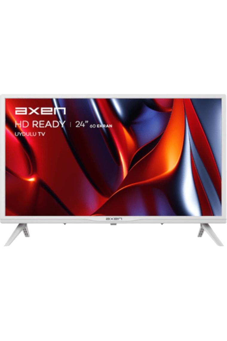 Axen AX24LEDE09 HD 24" 61 Ekran Uydu Alıcılı LED TV Beyaz