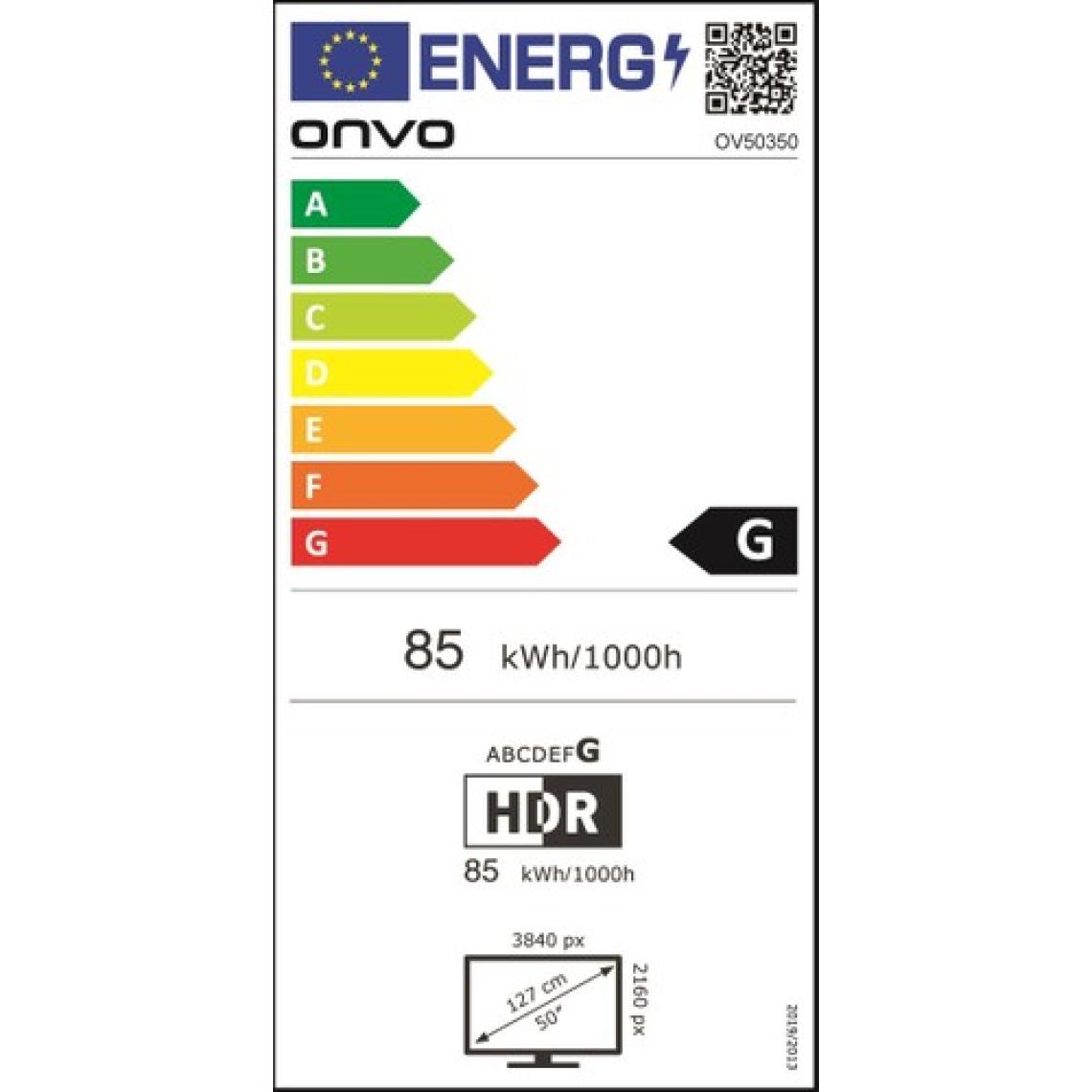Onvo OV50350 4K Ultra HD 50" 127 Ekran Uydu Alıcılı Android Smart LED TV